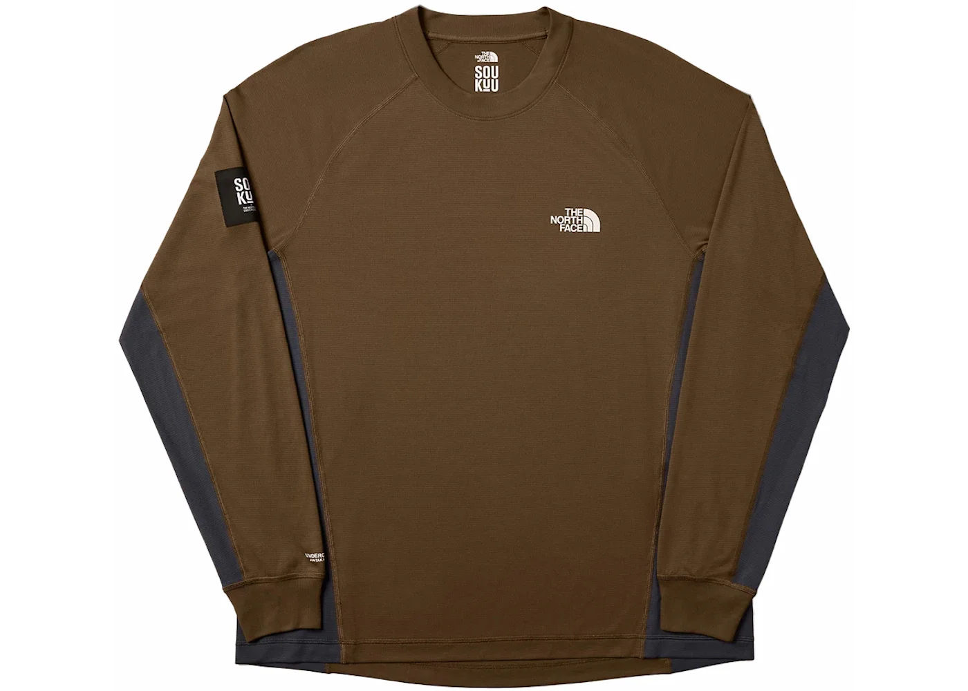 The North Face x Undercover Soukuu Trail Run Long-Sleeve T-Shirt Periscope Grey/Dark Earth Brown - 1