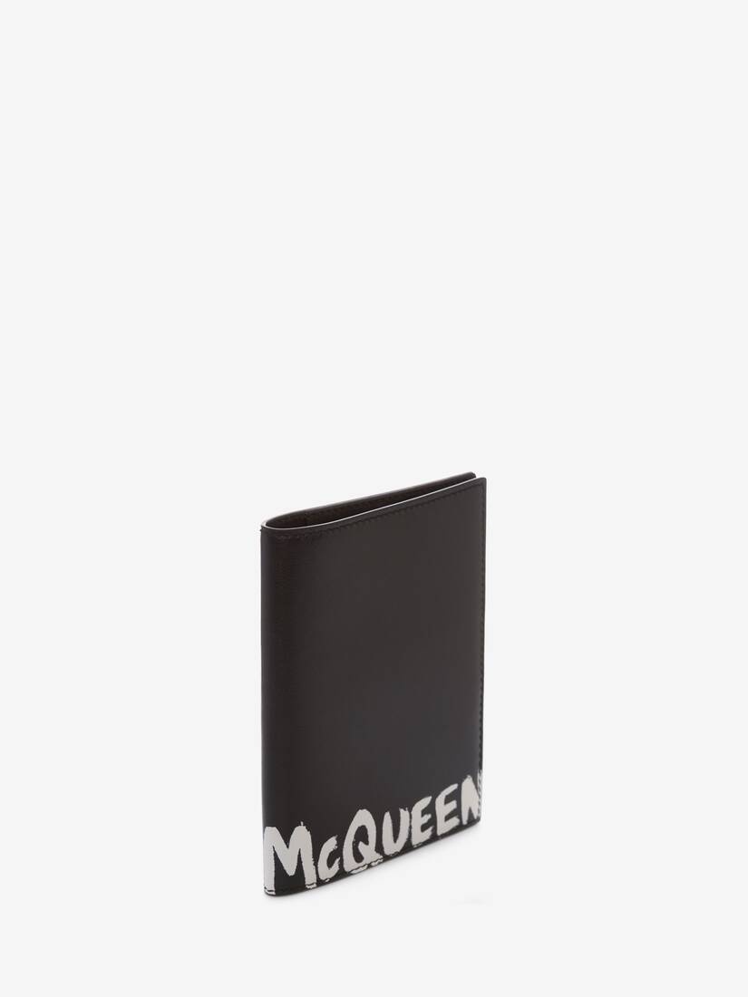 Mcqueen Graffiti Pocket Organizer in Black/white - 2