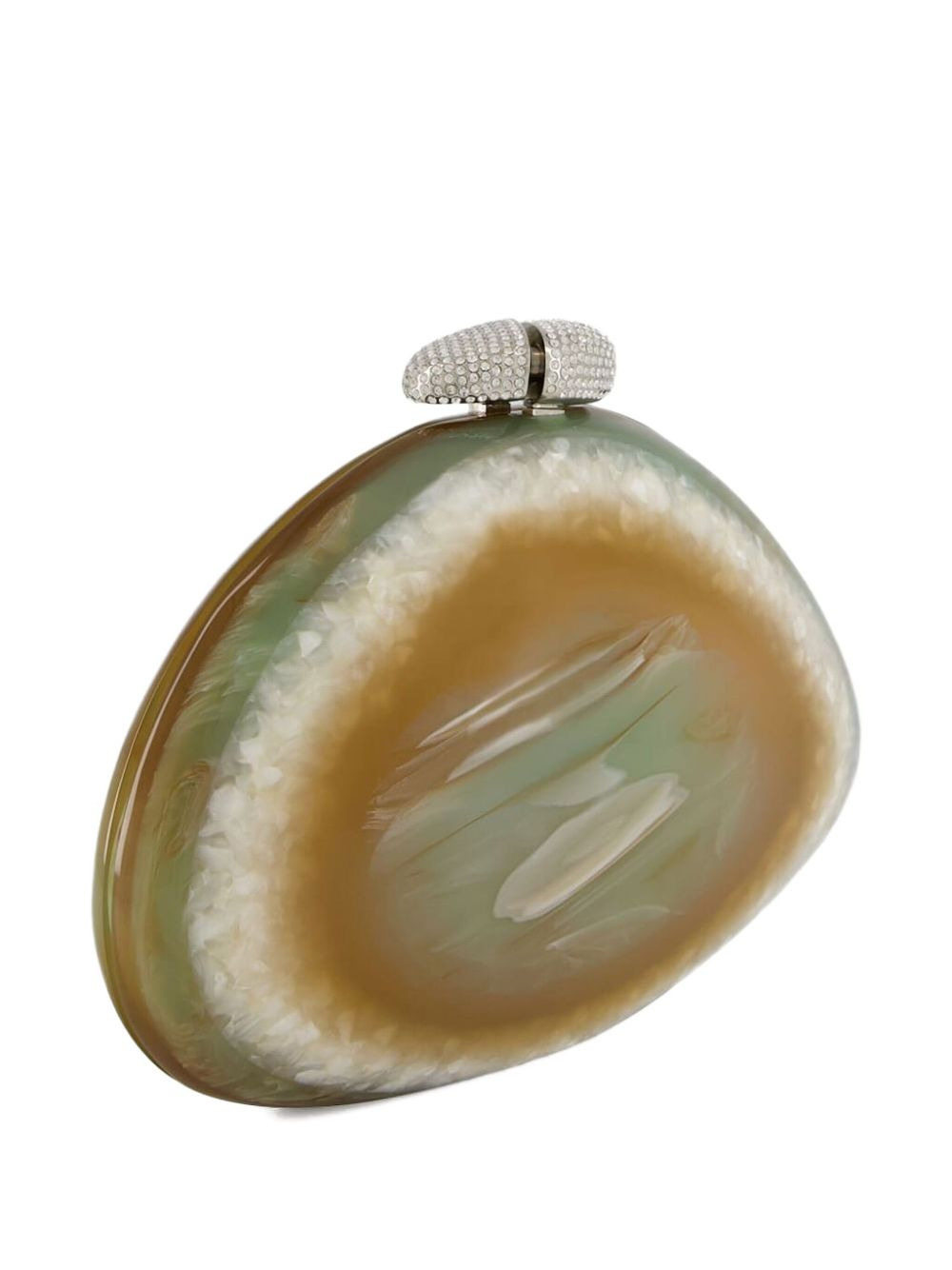 agate-effect clutch bag - 2