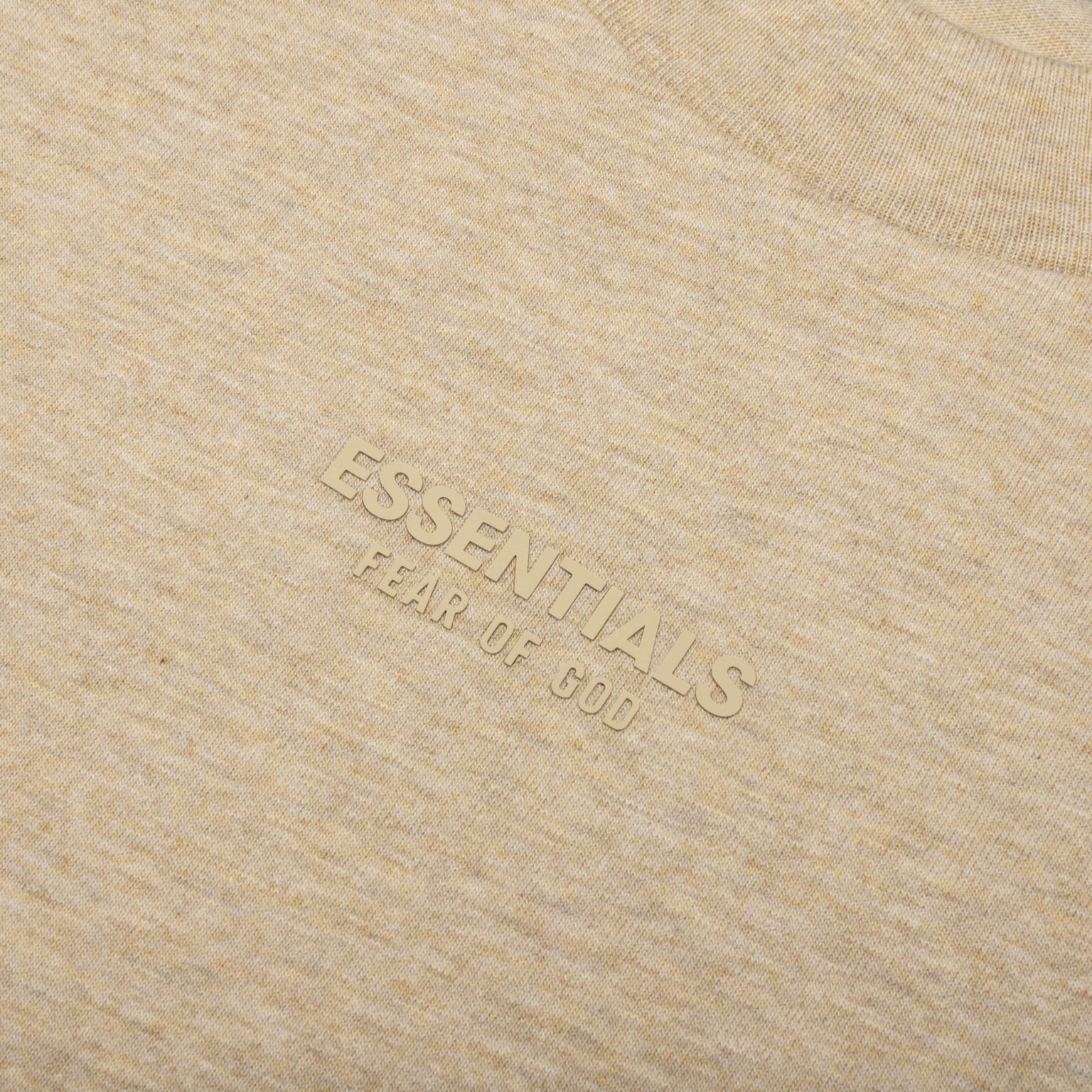 ESSENTIALS TEE - GOLD HEATHER - 3