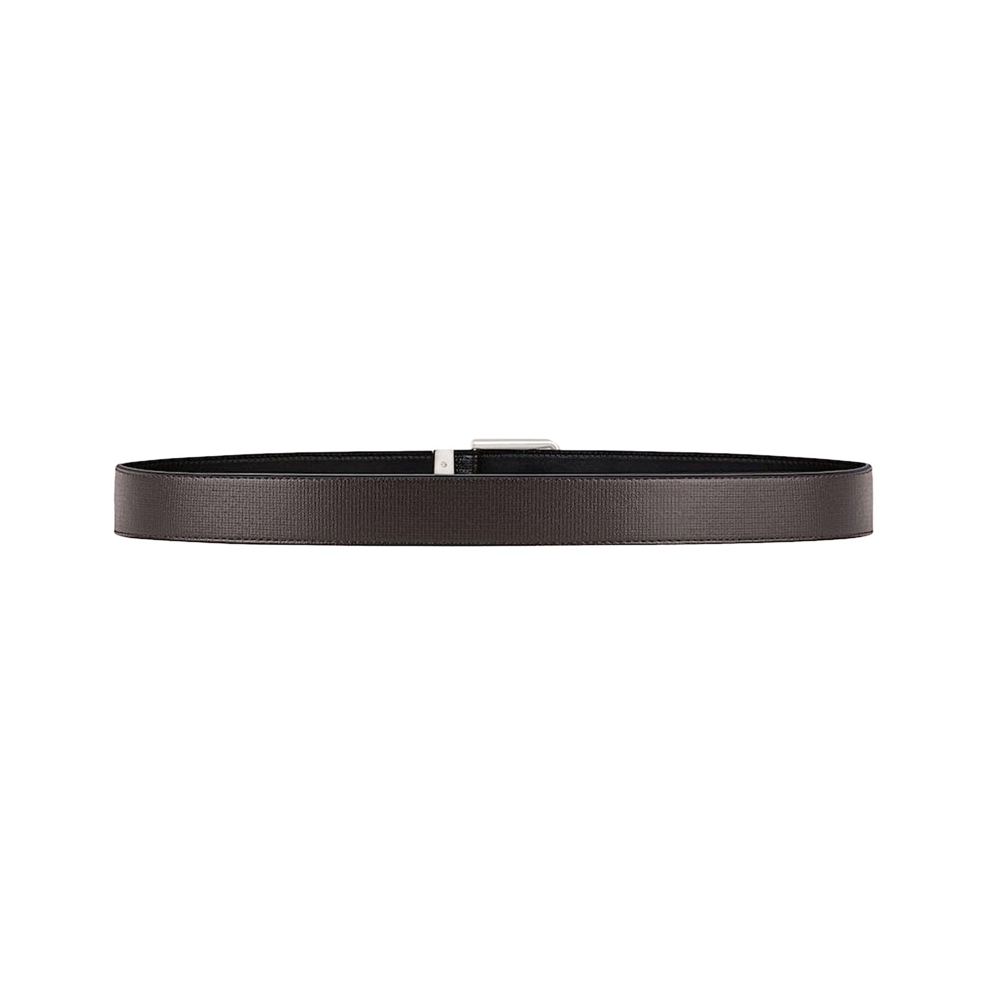 Givenchy Logo Engraved Buckle Belt 'Dark Brown' - 2