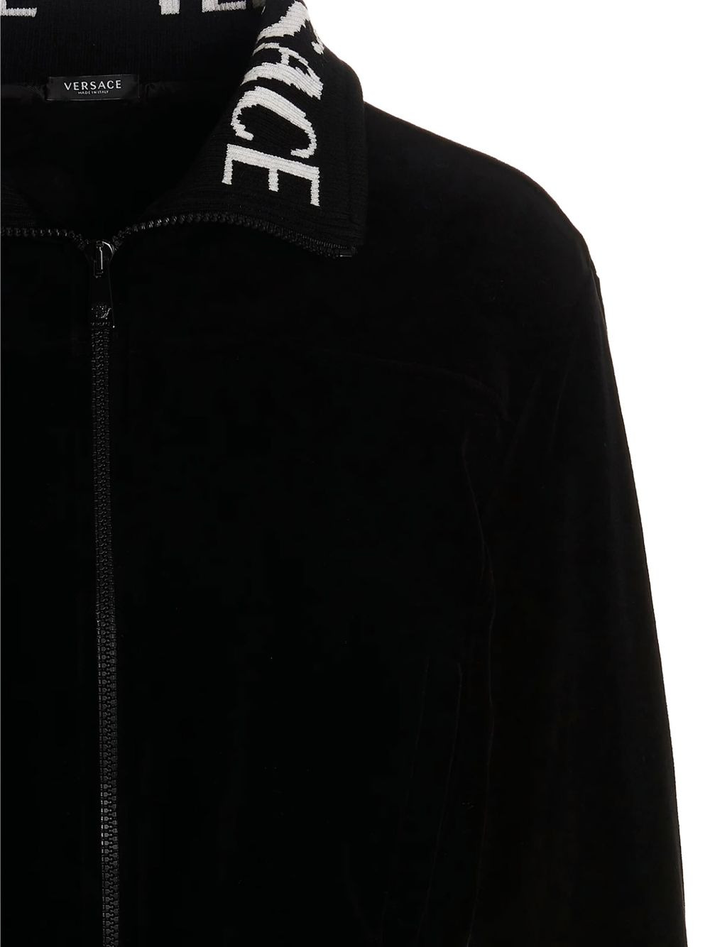 logo-detail zip-up jacket - 3