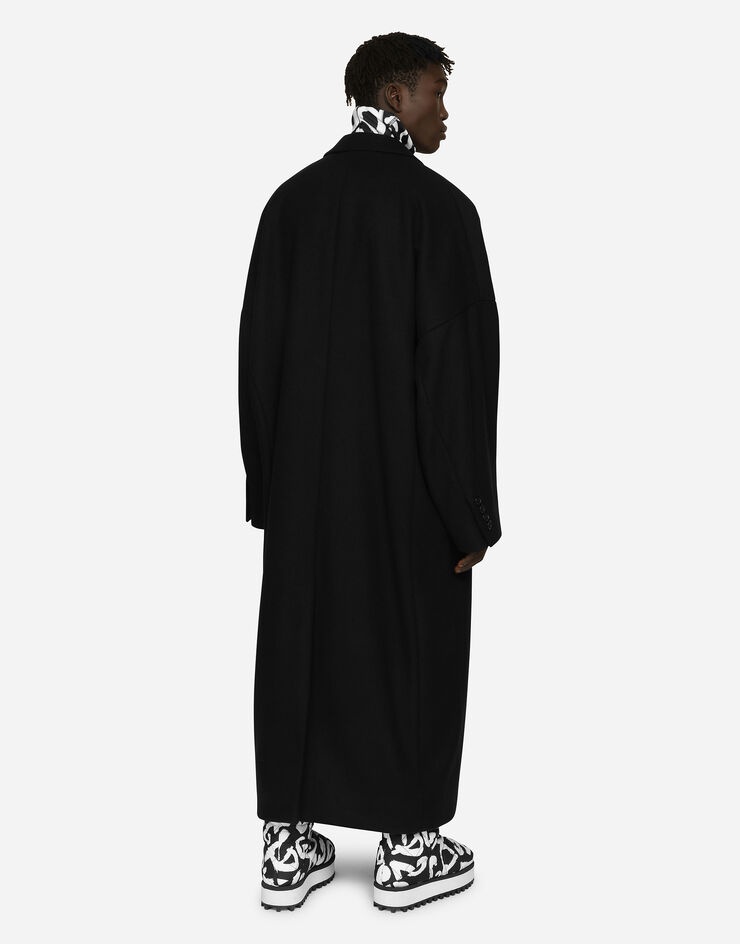 Single-breasted technical wool coat - 3