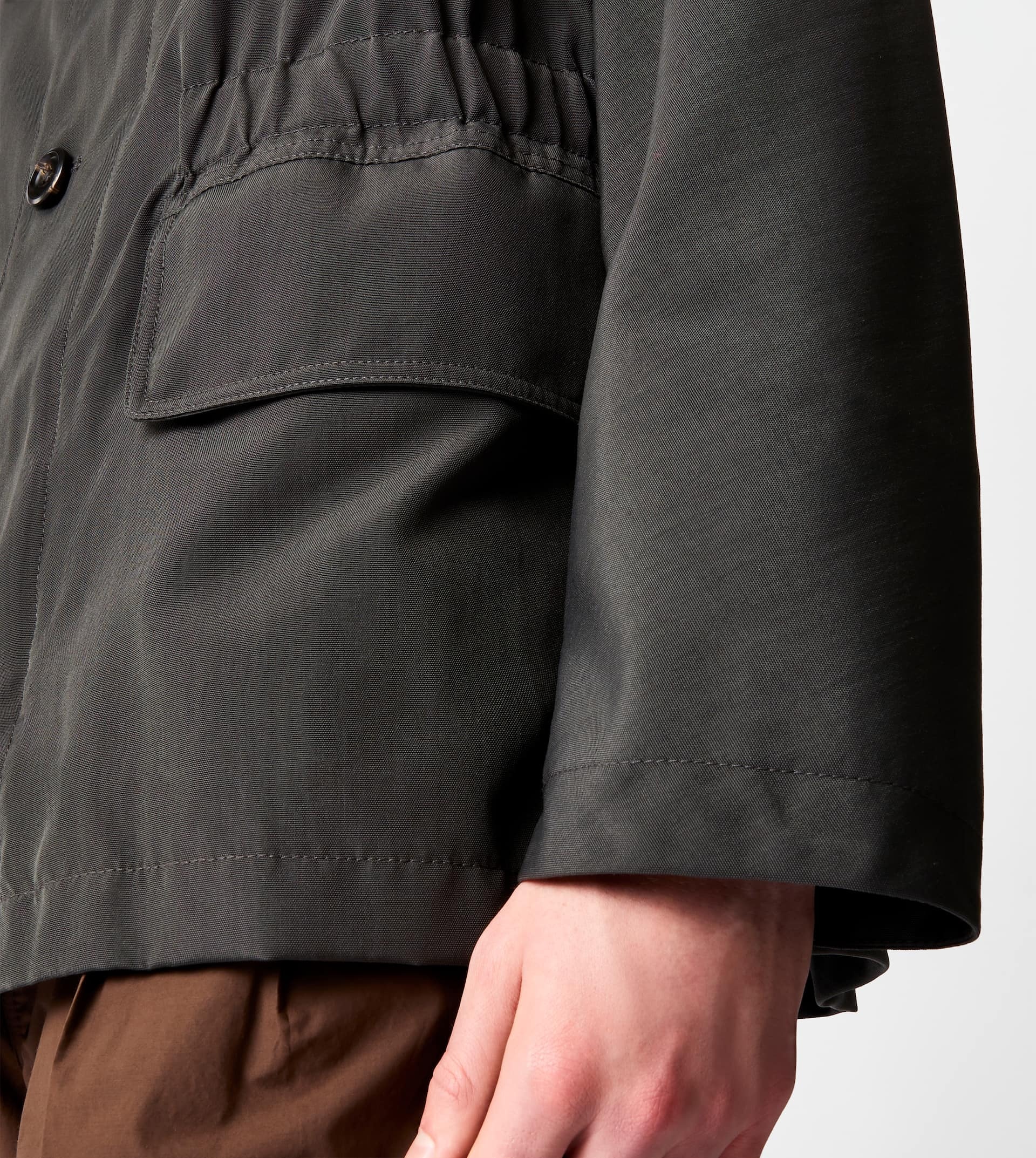 HOODED CABAN - GREEN - 6