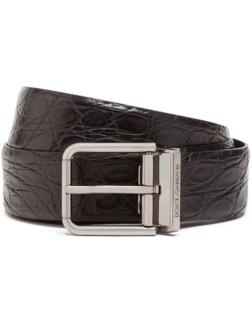 square-buckle belt - 1