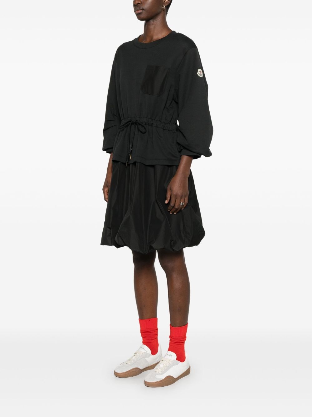 logo-patch mini dress - 3