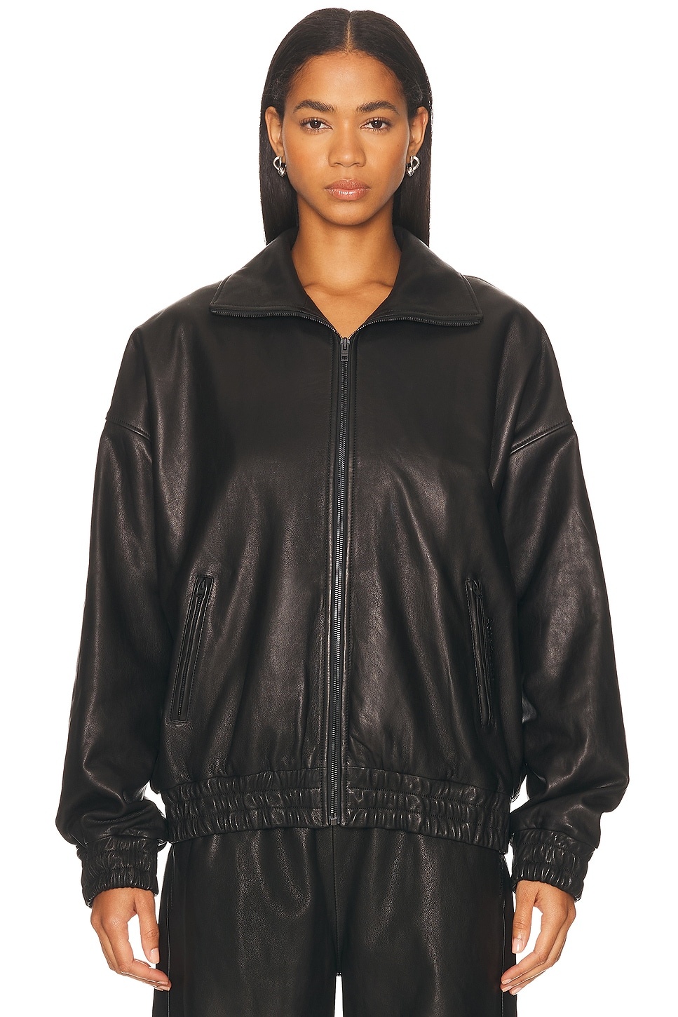 Lemmy Crop Leather Jacket - 1