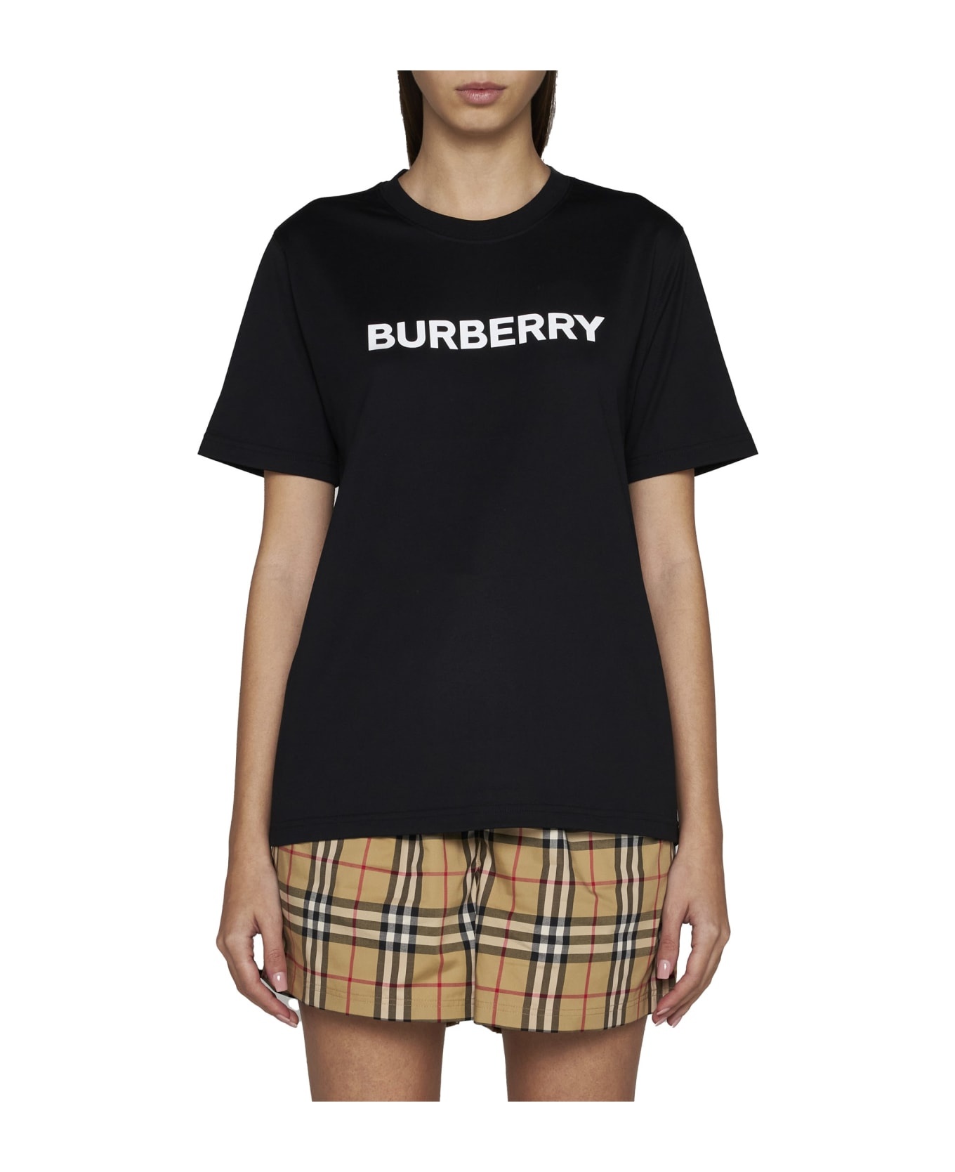 Logo Printed Crewneck T-shirt - 3