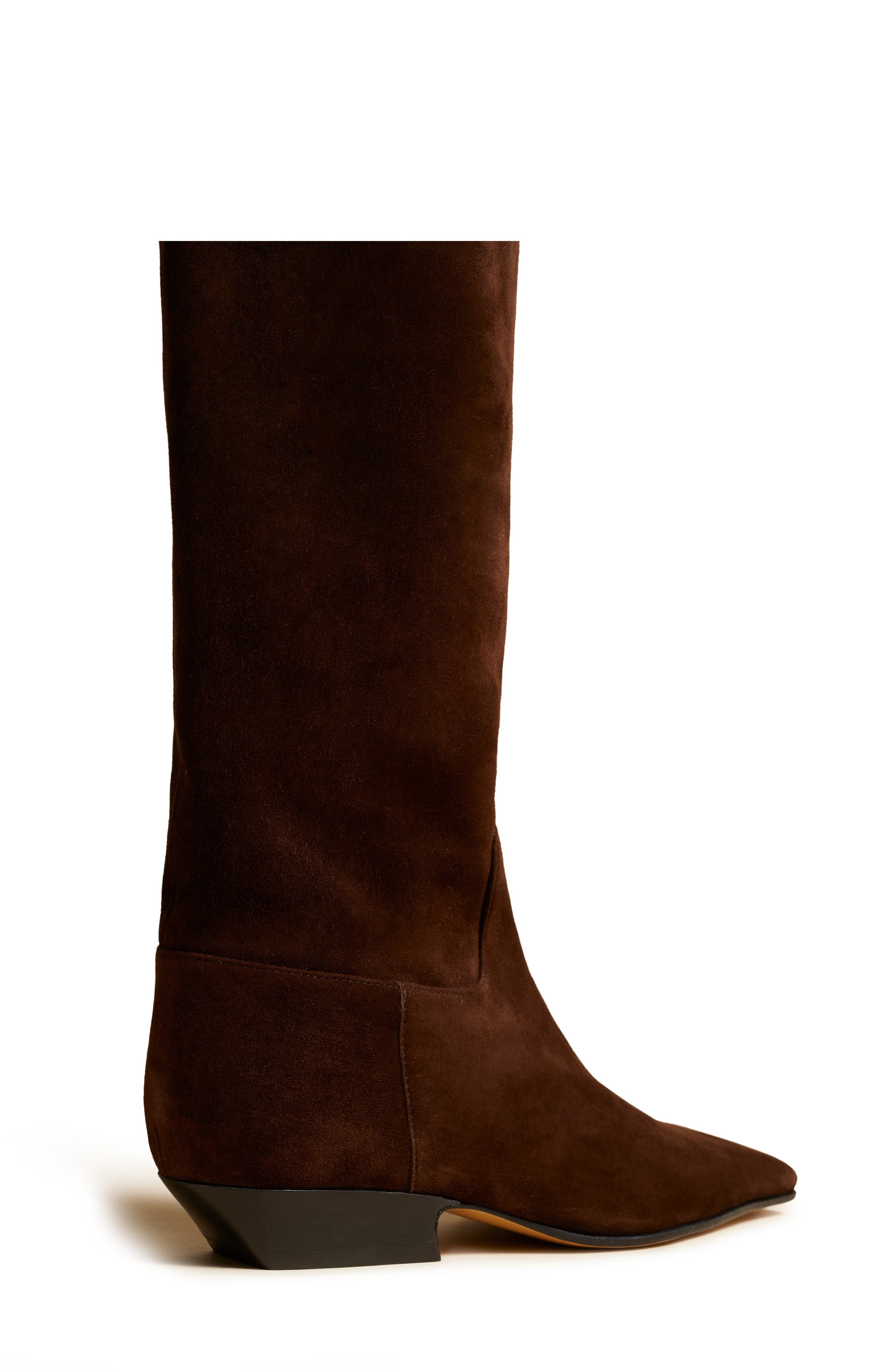 Khaite Marfa Suede Knee High Boot in Coffee at Nordstrom - 2