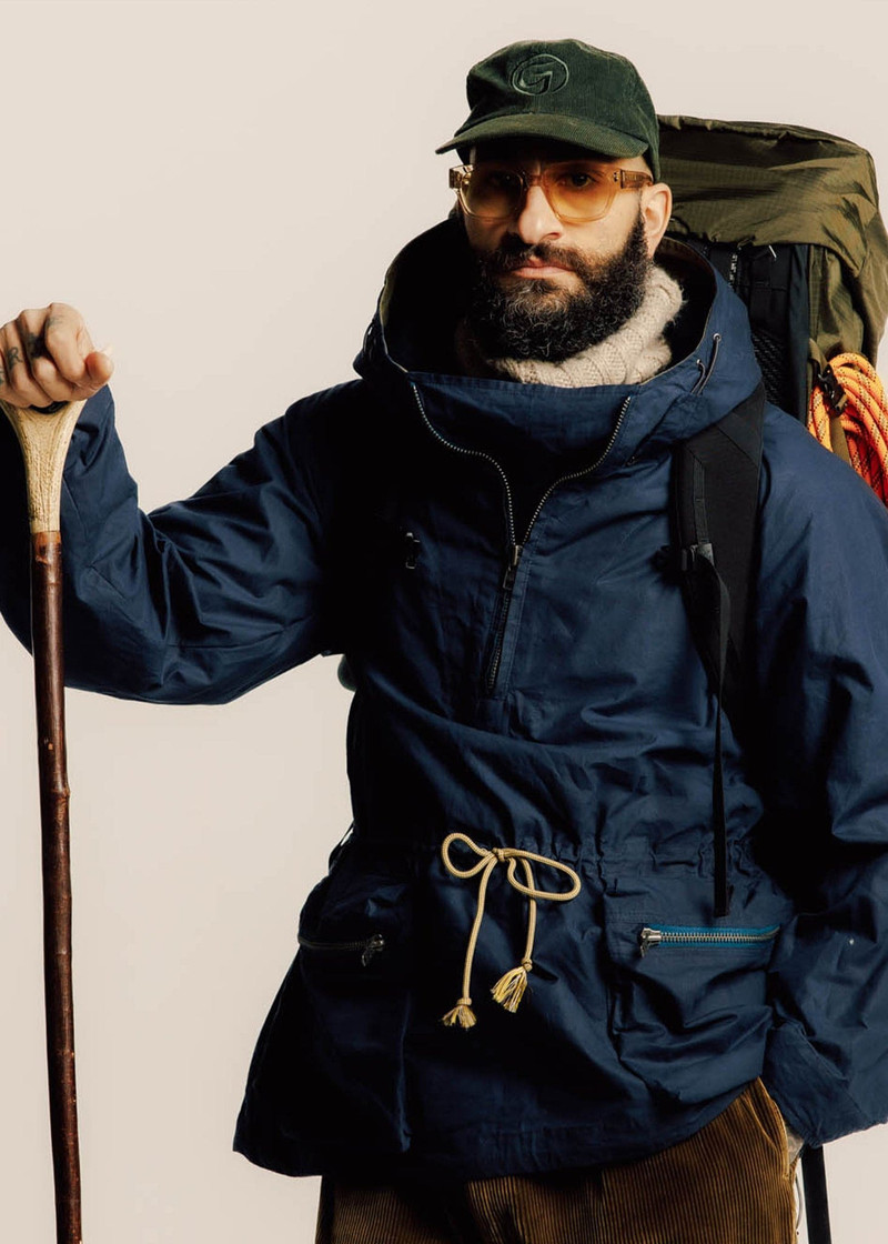 Men's Faraday Cagoule Jacket Navy 3