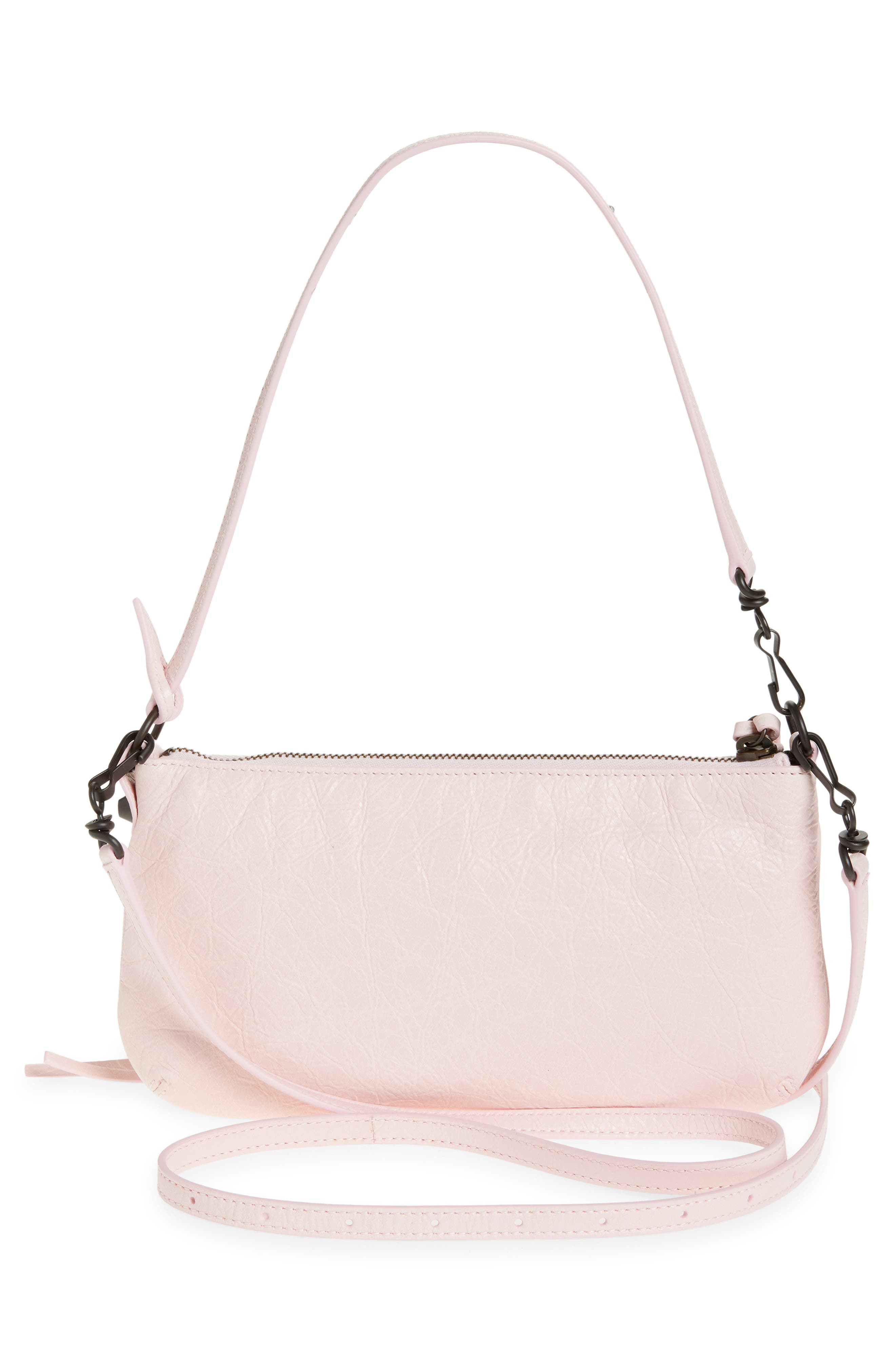 Balenciaga Le City Leather Pouch on a Strap in Petal Pink at Nordstrom - 2