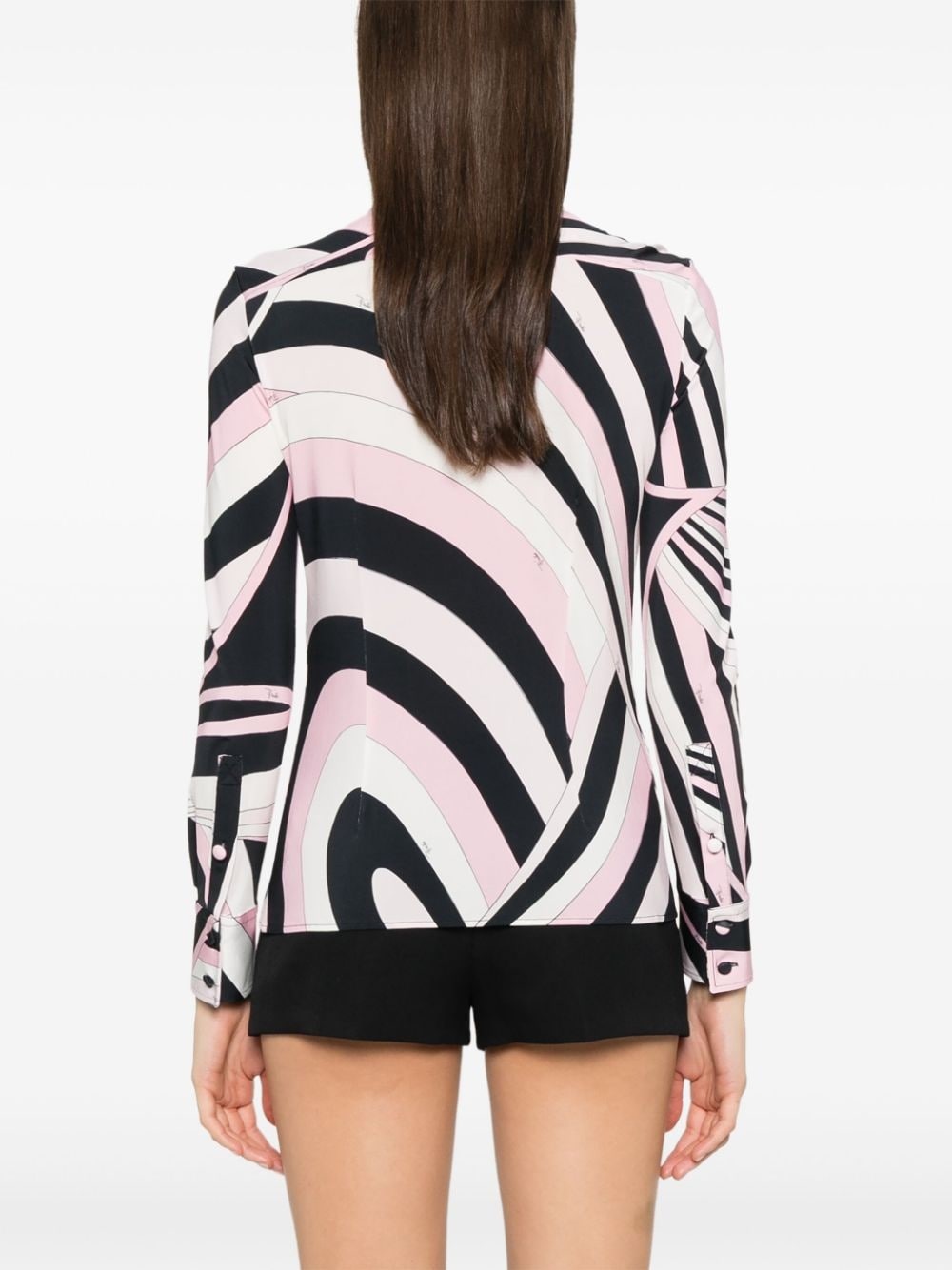 Iride-print shirt - 4