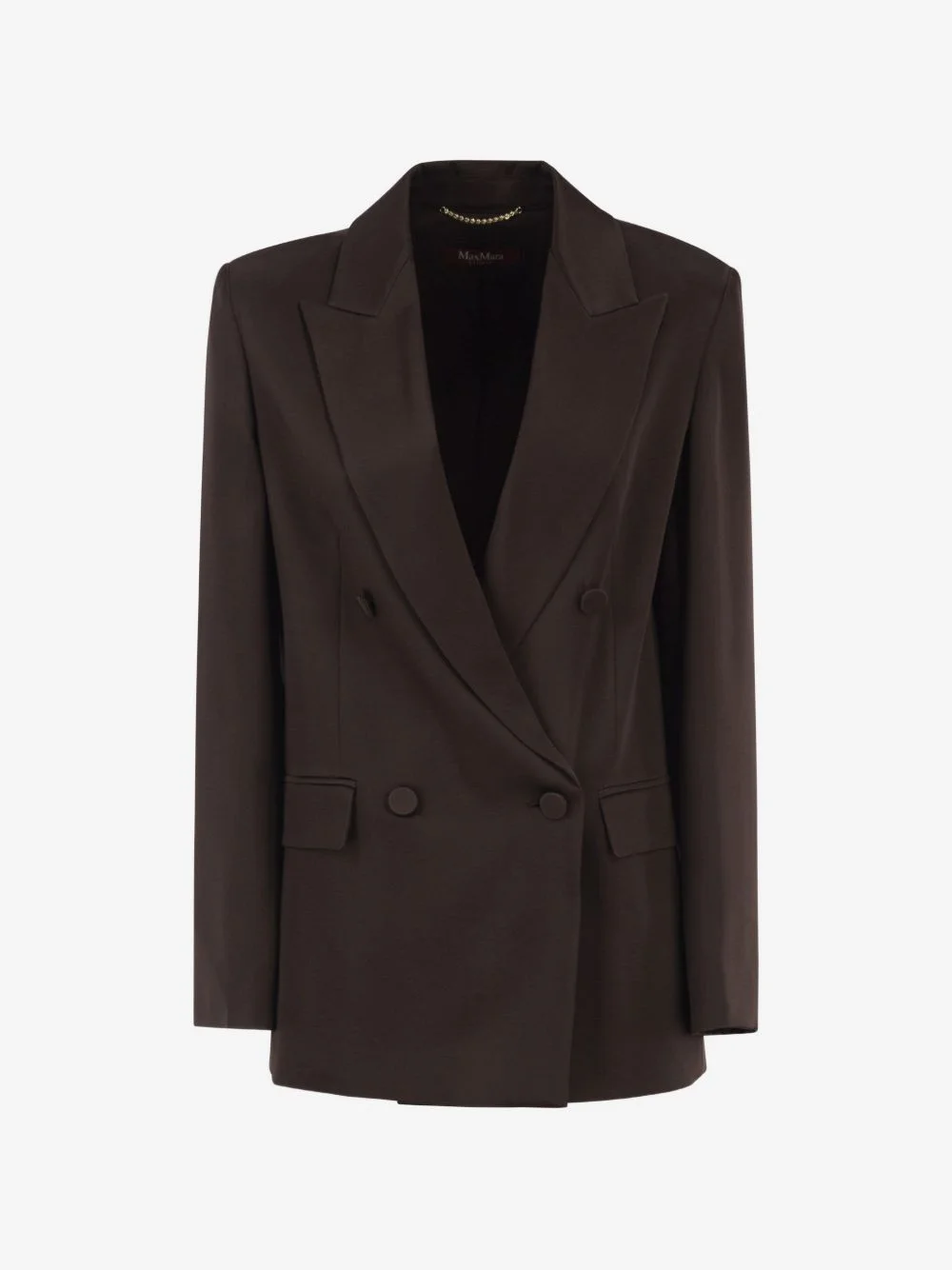 double-breasted peak-lapel blazer - 1
