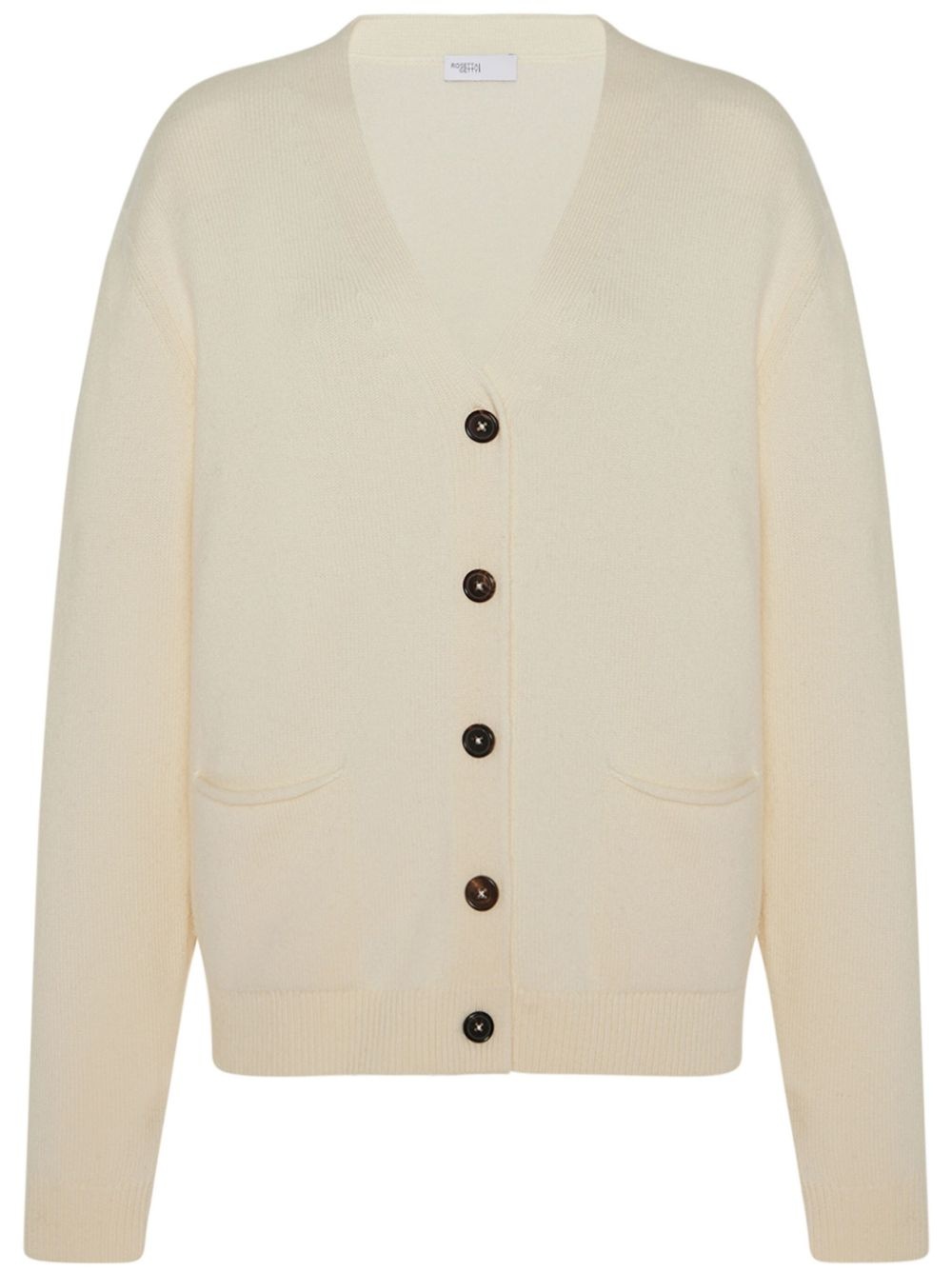 v-neck cardigan - 1
