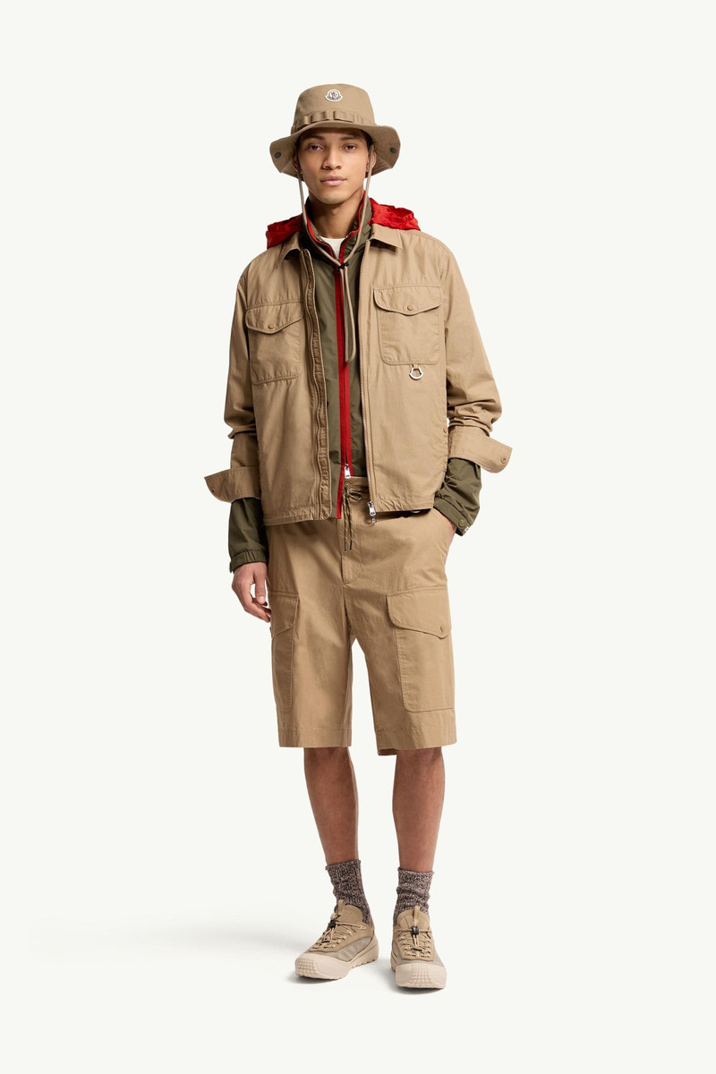 Moncler Cotton Poplin Cargo Shorts outlook