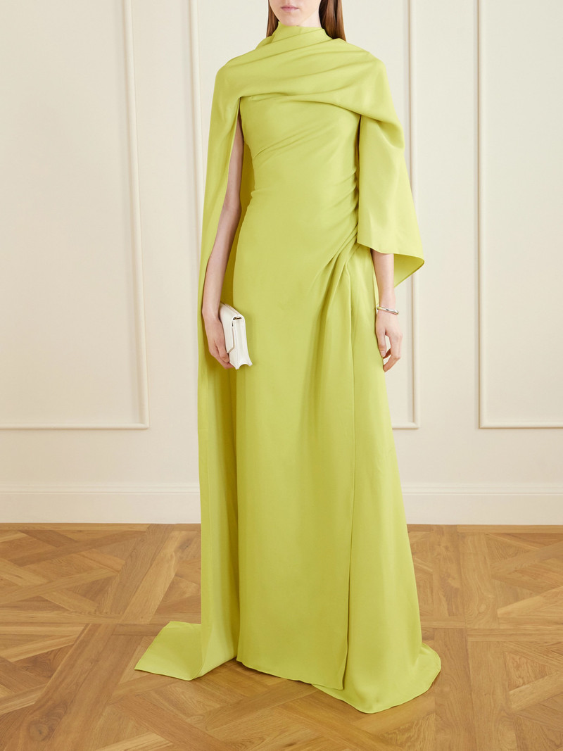 MARMAR HALIM Draped Crepe Gown outlook