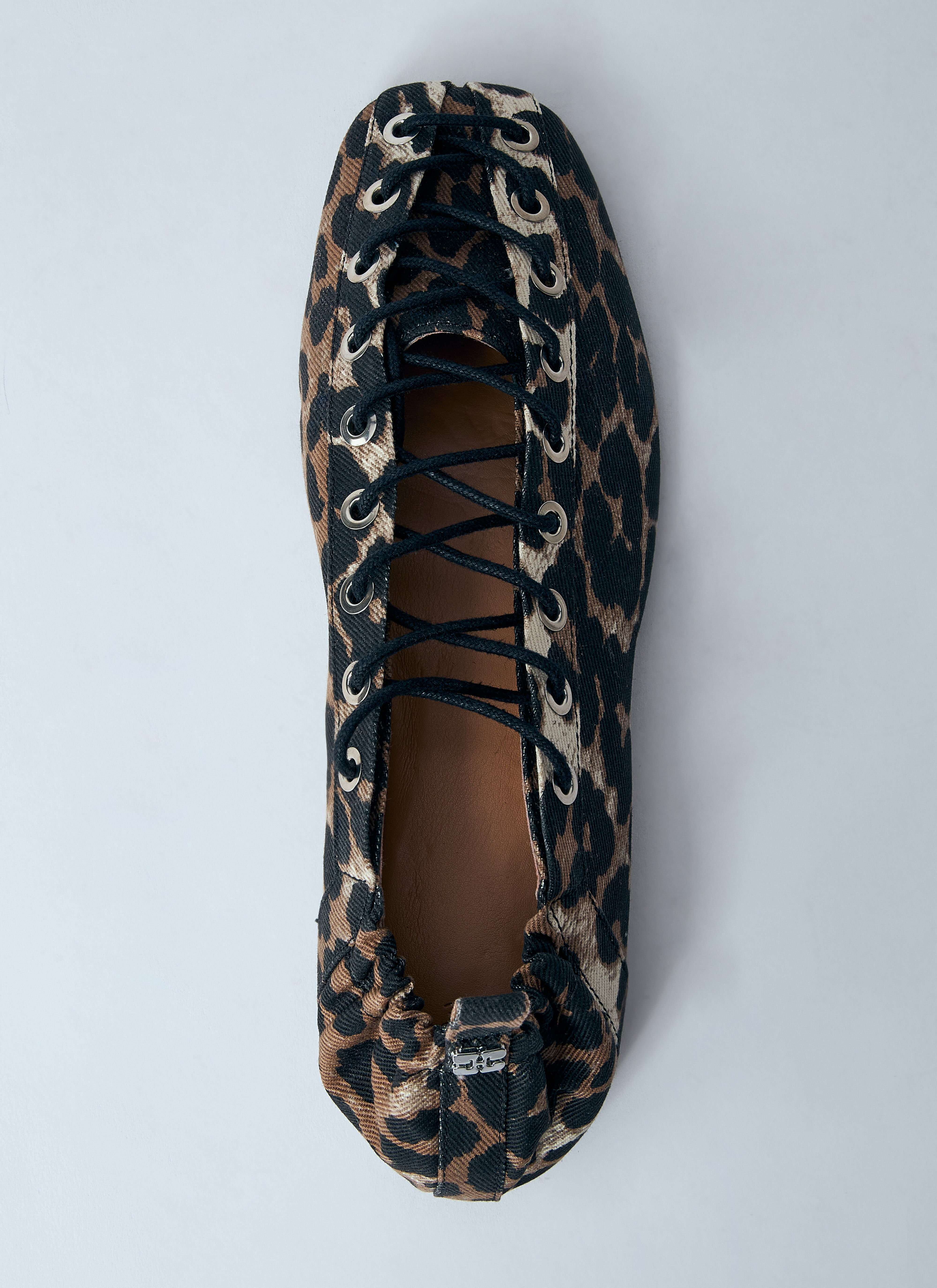 Leopard Oleatex Ballerina Flats - 6