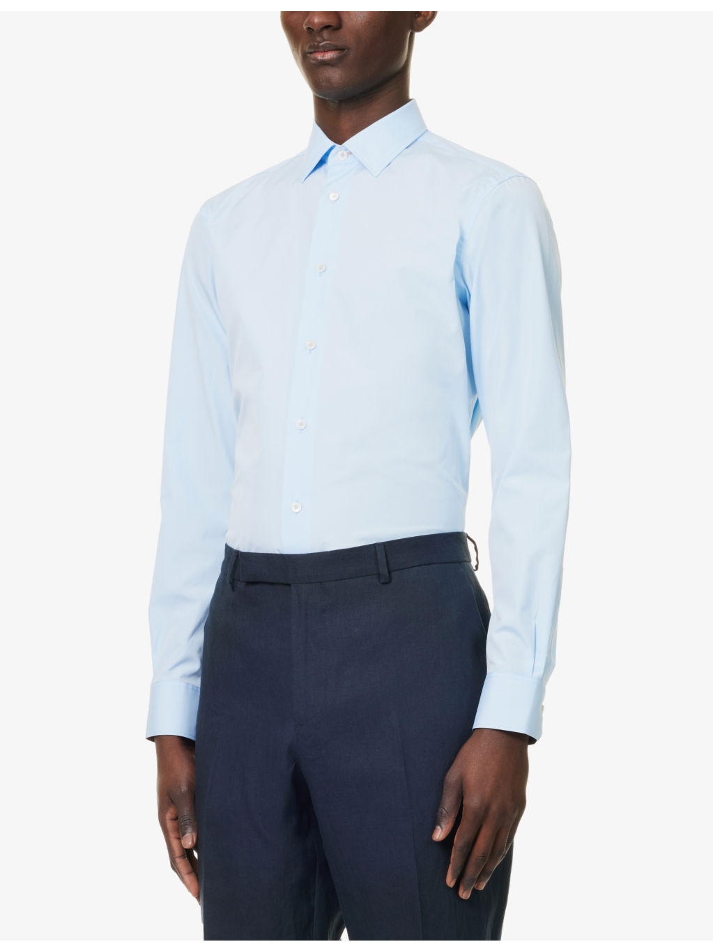 Tailored-fit cotton shirt - 3