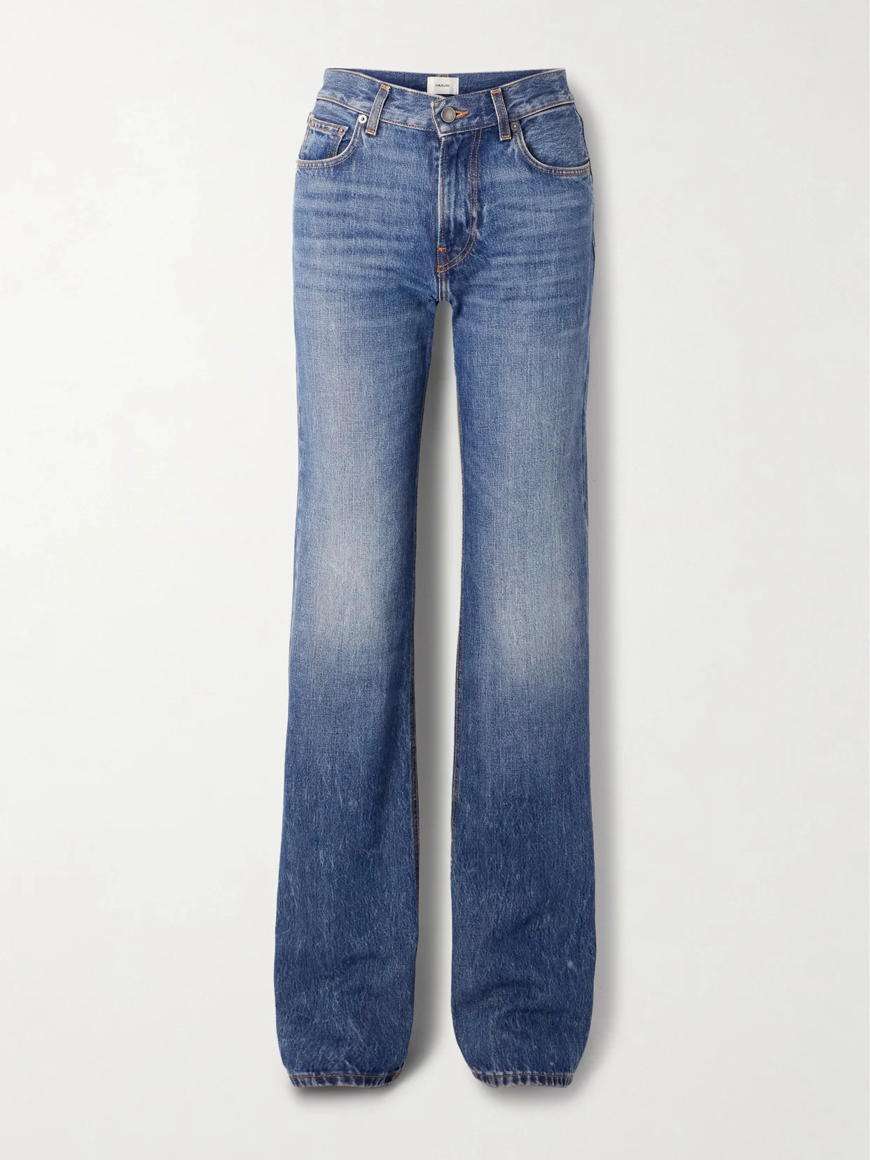 Star High-rise Straight-leg Jeans - 1