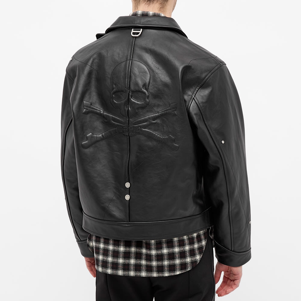 C2H4 x MASTERMIND JAPAN Steamline Leather Jacket - 6