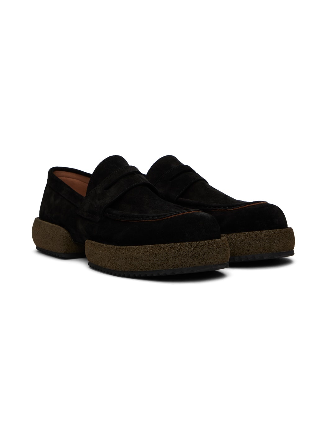 Black Platform Loafers - 4