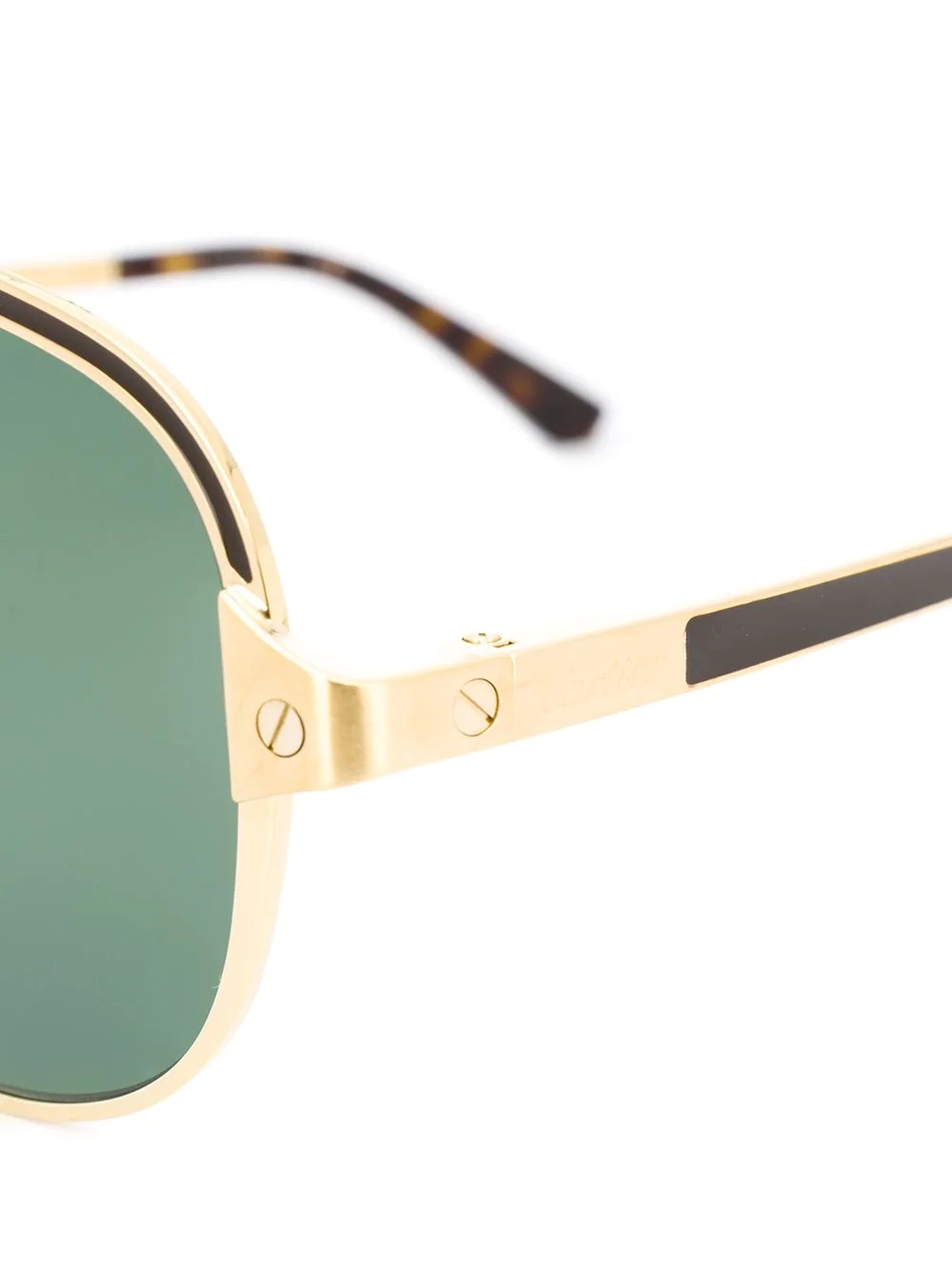 Santos de Cartier aviator-frame sunglasses - 3