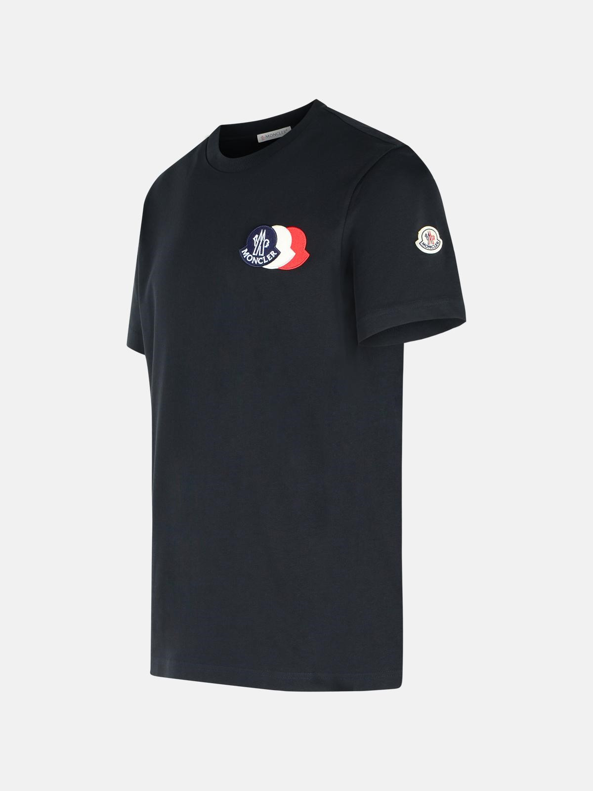 BLACK COTTON T-SHIRT - 2