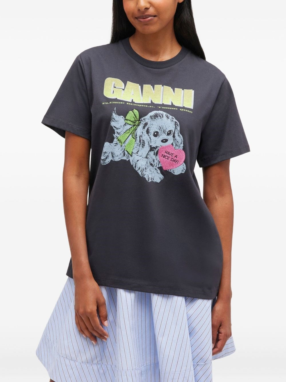 Neon Puppy organic cotton t-shirt - 2