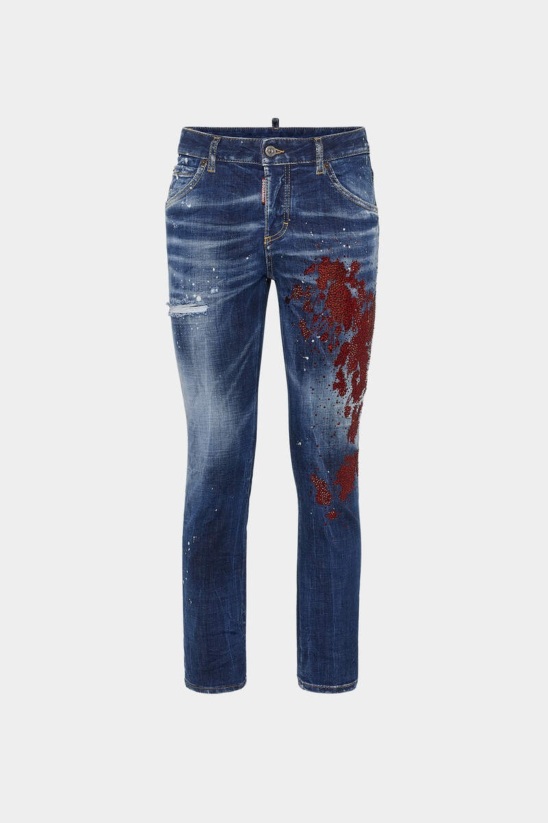 DARK EASY WASH COOL GIRL JEANS 1