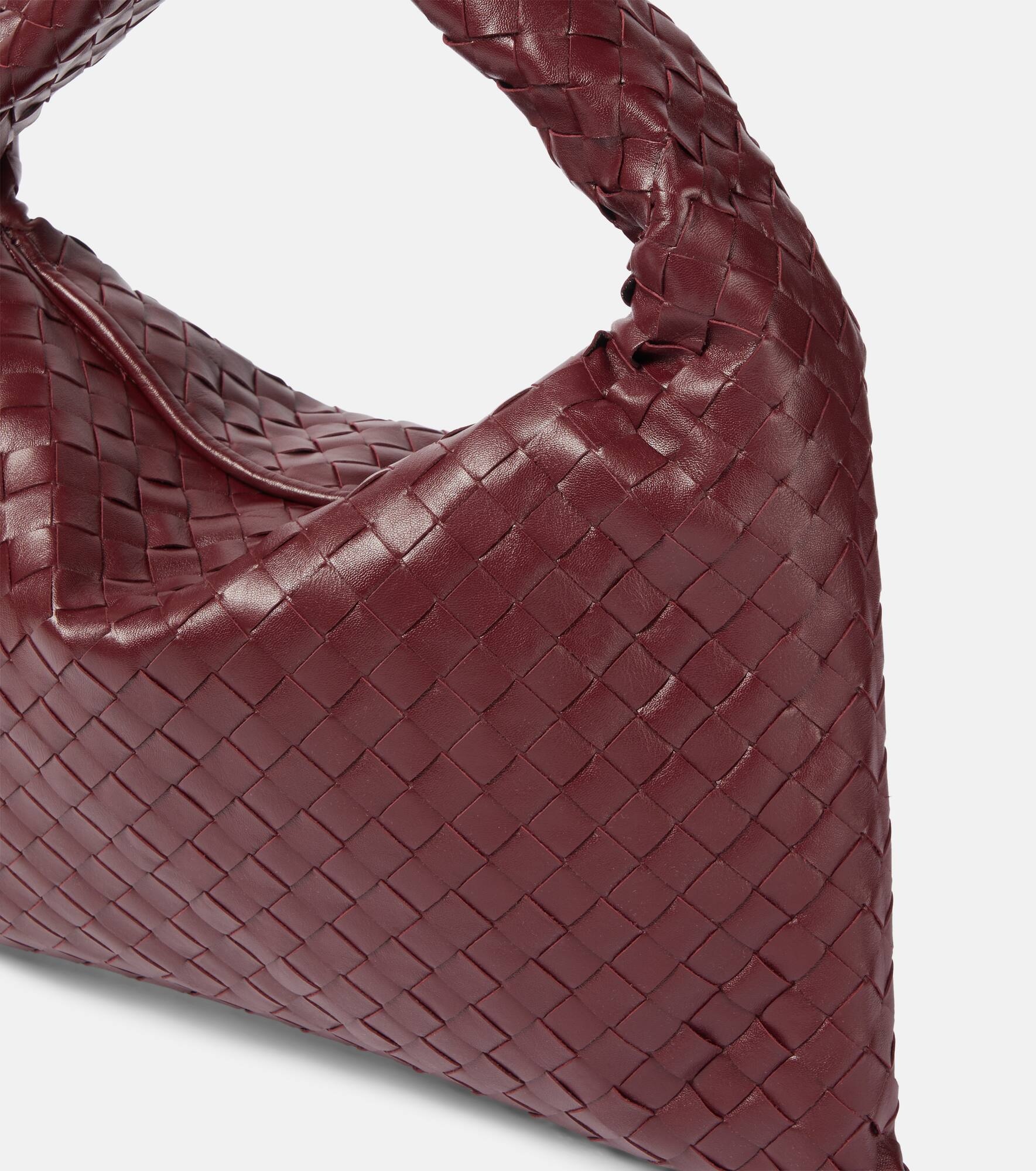 Hop Intrecciato Medium leather tote bag - 6