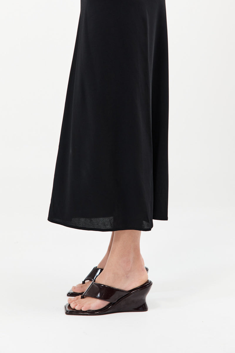 ST. AGNI Soft Thong Contour Wedge - Patent Port outlook