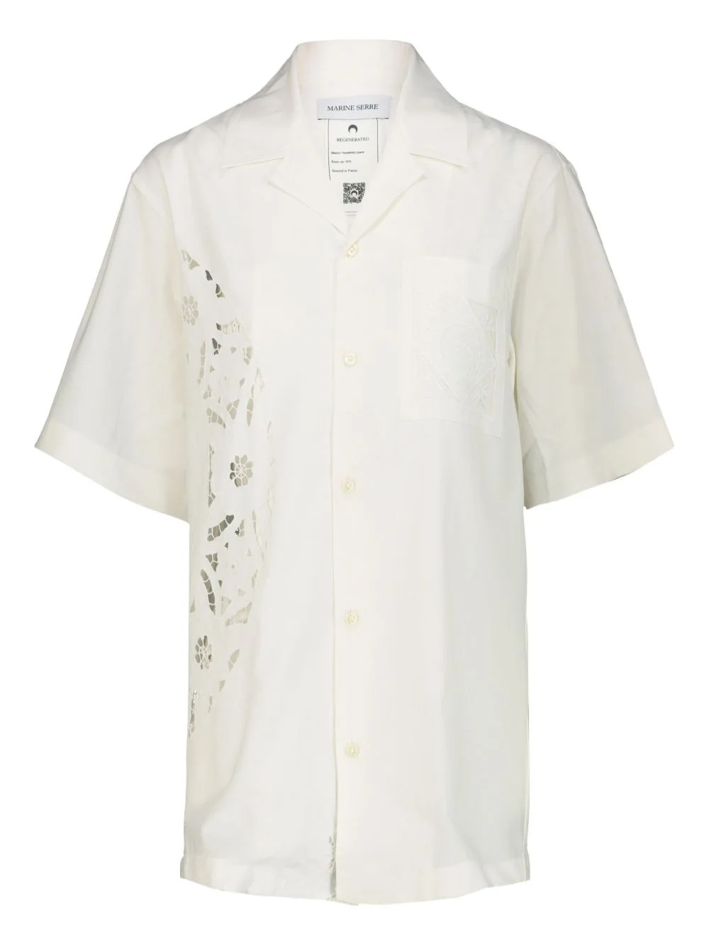 embroidered pocket shirt - 1