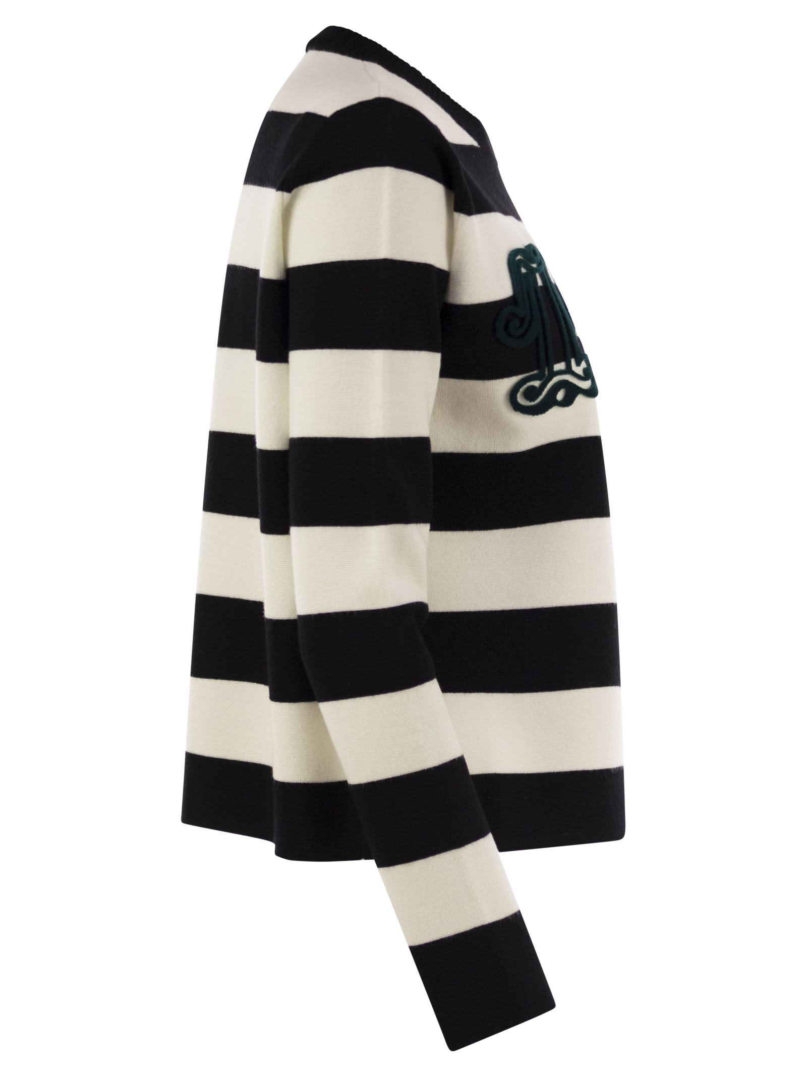 Maxmara Women Viterbo - Wool Sweater With Embroidery - 3