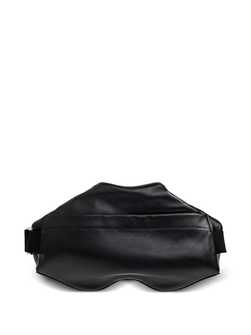 zipped leather clutch bag 4