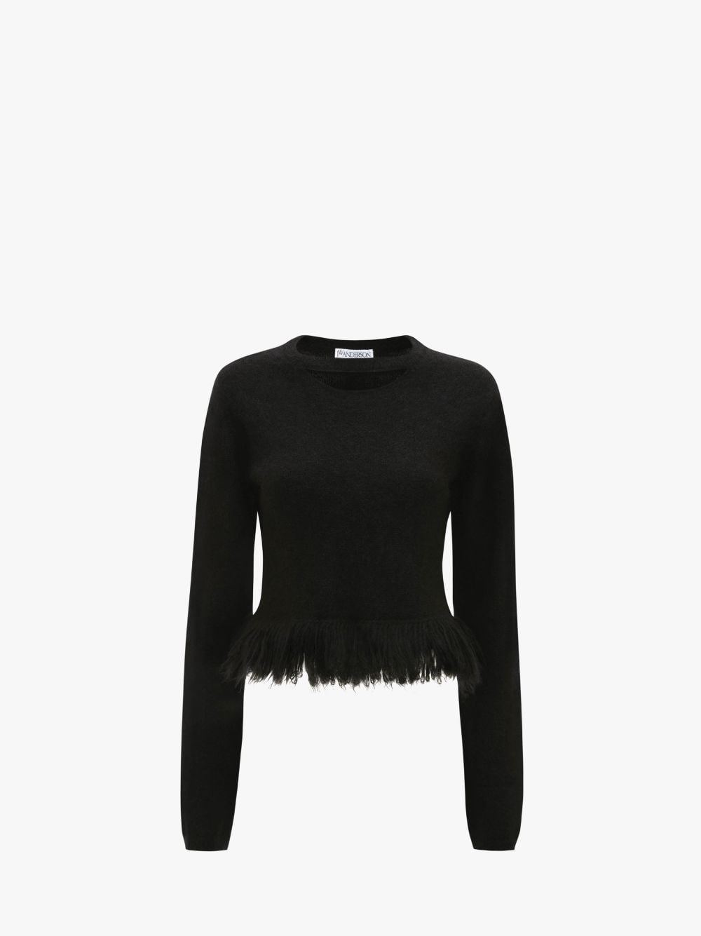 FRINGED-HEM CROPPED JUMPER - 1