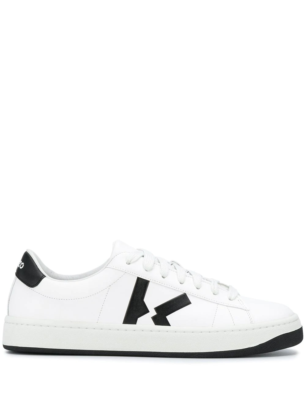 Kourt K logo low-top sneakers - 1