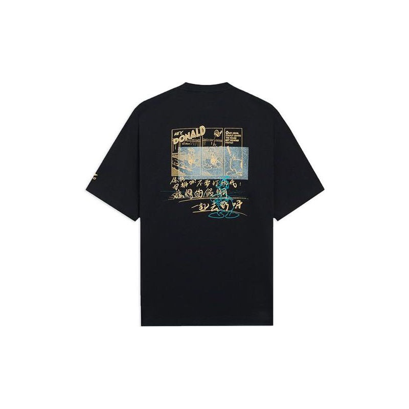 Li-Ning x Disney Graphic T-shirt 'Black' AHSS253-4 - 2