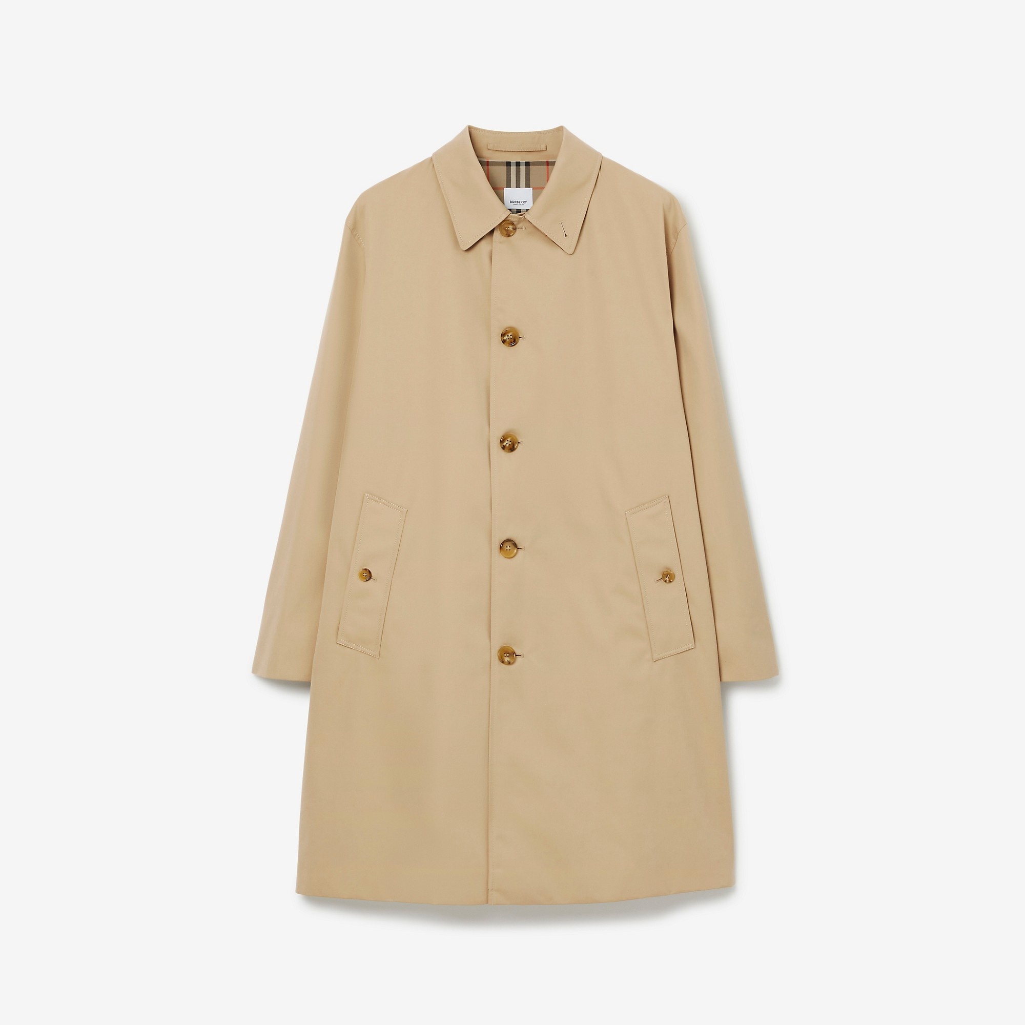 Cotton Gabardine Car Coat - 1