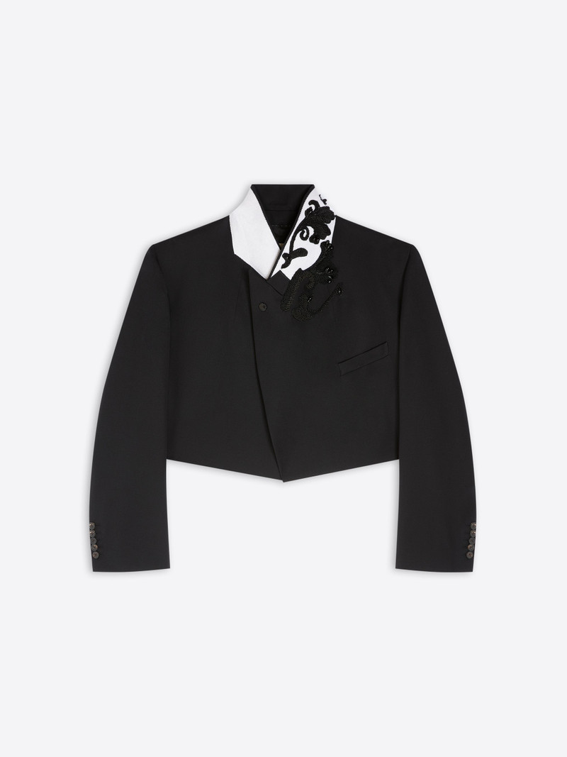 CROPPED EMBROIDERED BLAZER 1