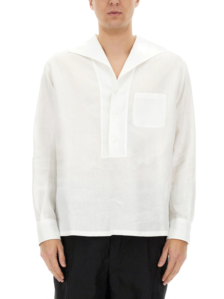 Dolce & Gabbana Men Linen Shirt - 1
