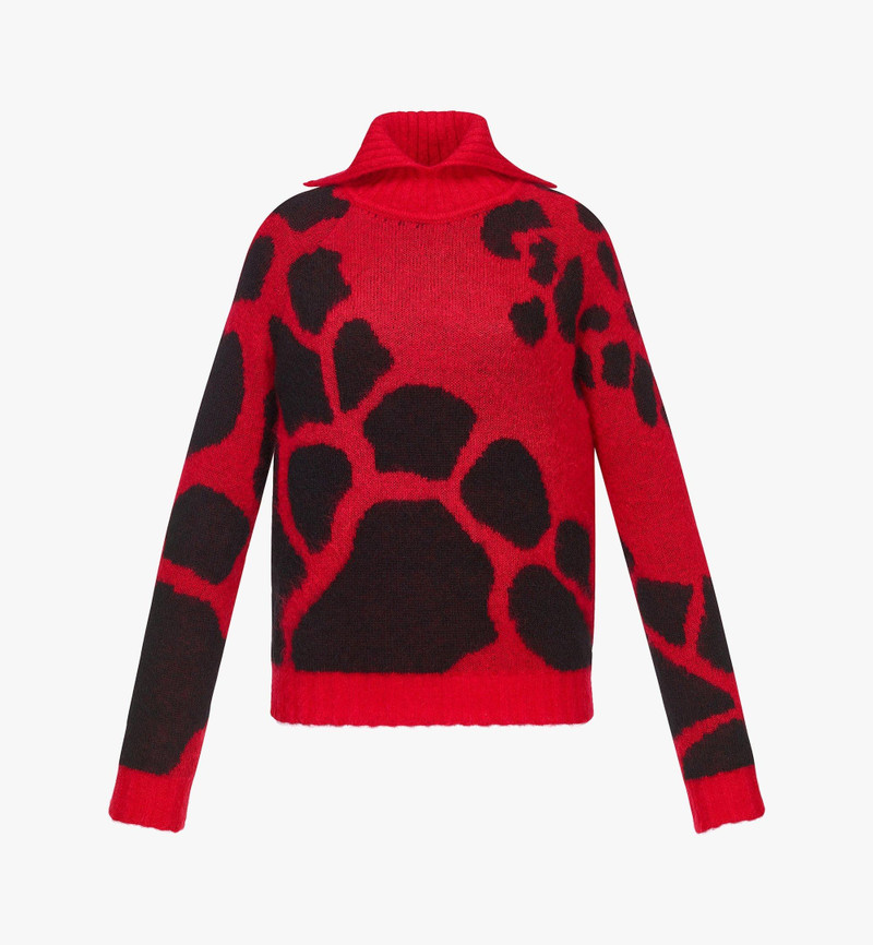 Women’s Mohair Jacquard Sweater 1