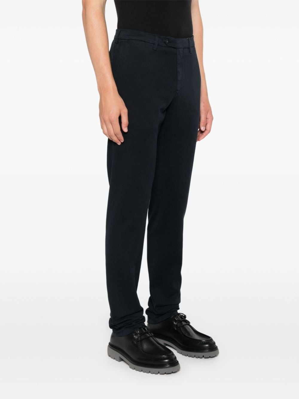 slim-cut chino trousers - 3