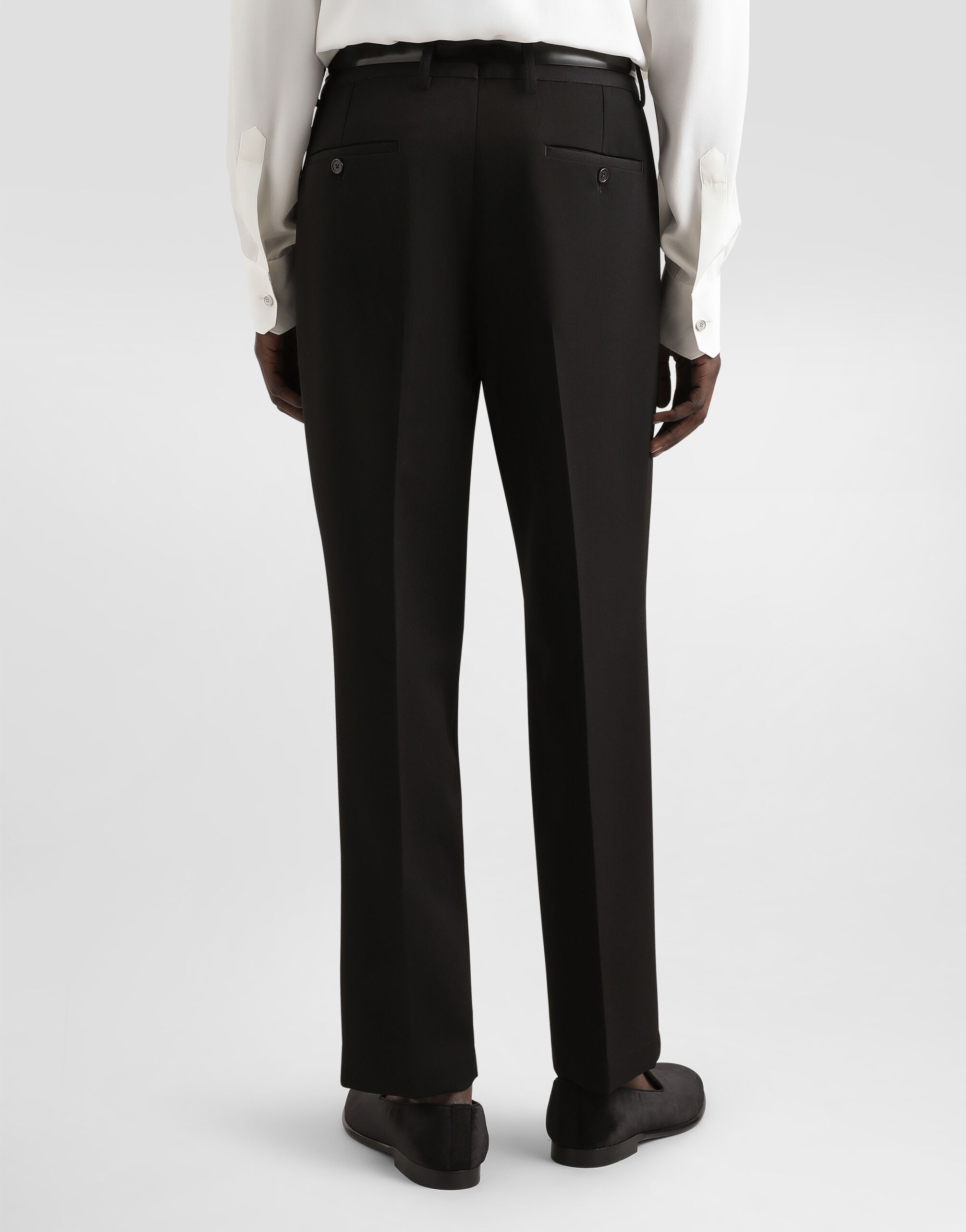 Wool pants with double darts - 5