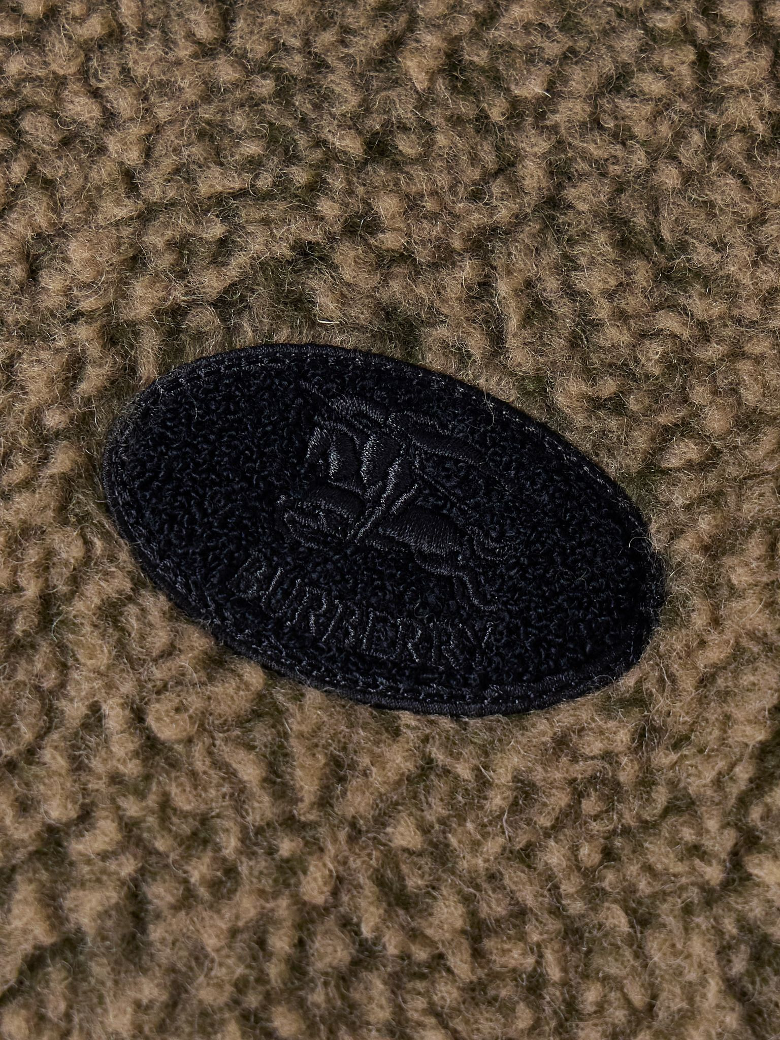 Appliquéd fleece jacket Green - 5