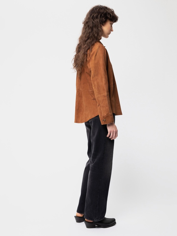 Gabriella Suede Shirt Cinnamon - 3