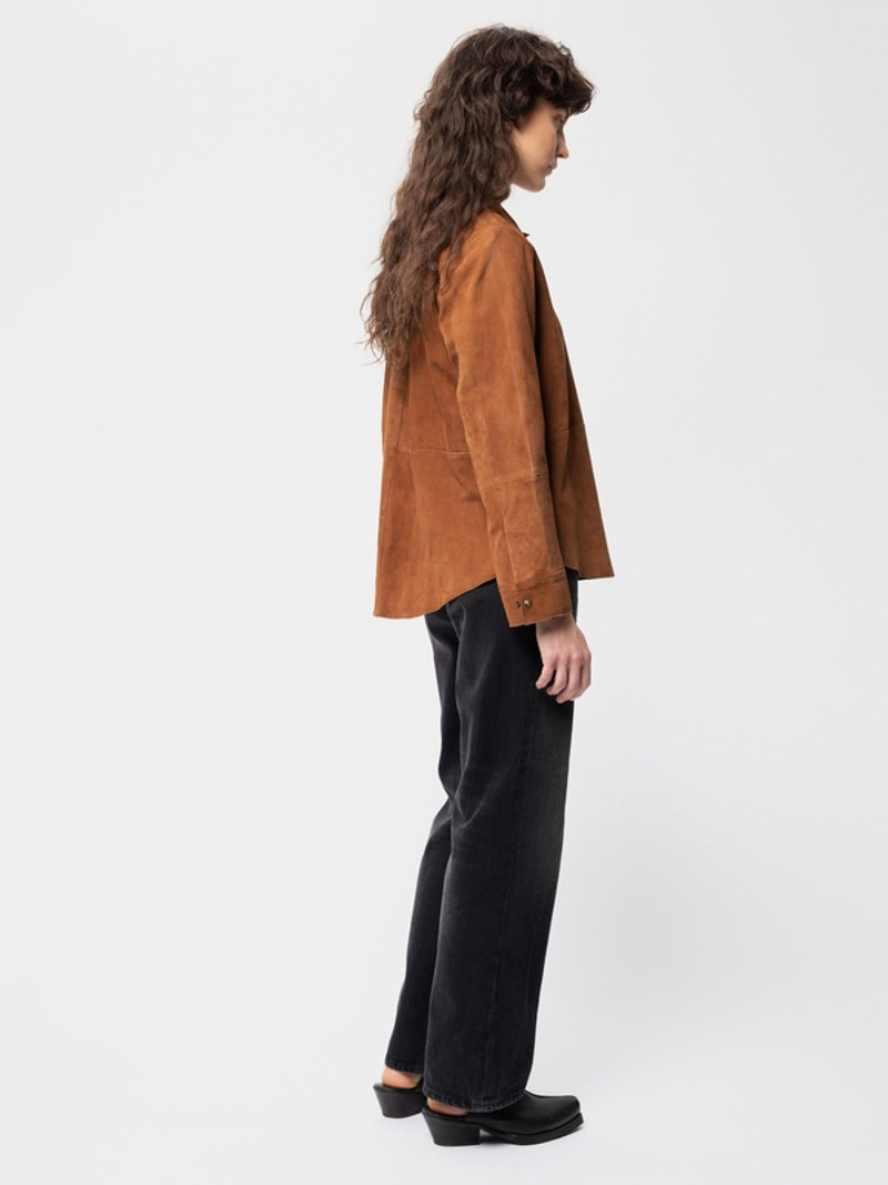 Gabriella Suede Shirt Cinnamon 3