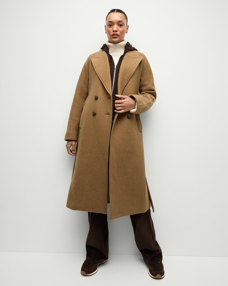 DELLA WOOL DICKEY COAT - 5