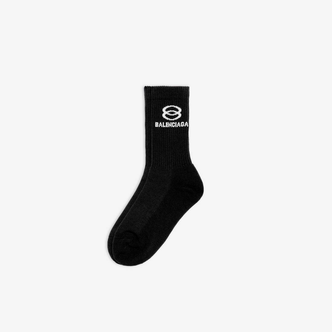 Men's Unity Tennis Socks in Black - 2