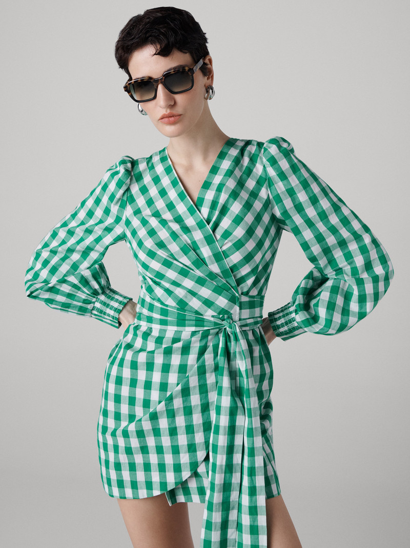 Amira Cotton Wrap Dress 5