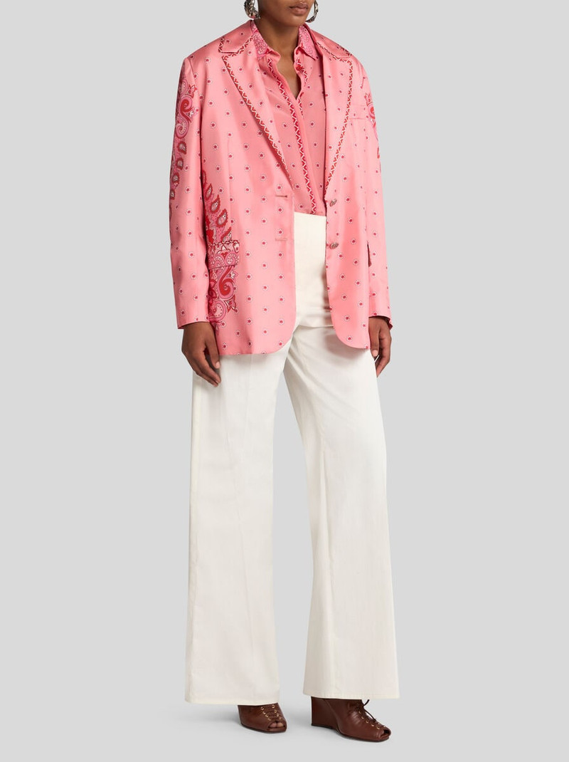 Etro SILK TWILL JACKET WITH PEGASO BUTTONS outlook